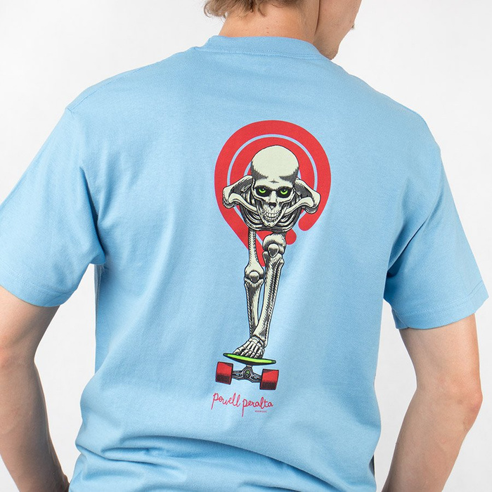 Koszulka Powell Tucking Skelton Blue