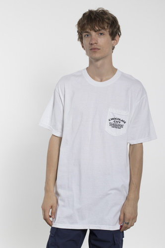 Koszulka Chocolate Vanner Pocket White