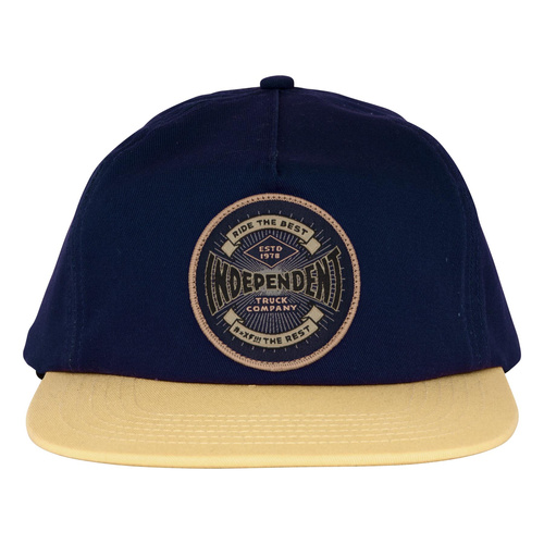 Czapka z daszkiem Independent Established 78 Strapback Hat niebiesko-kremowa