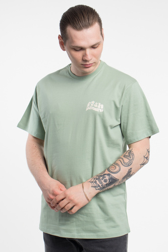 Koszulka Fish Skateboards Flower Power Green