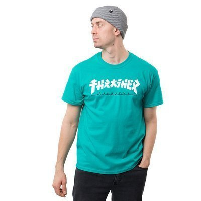 Koszulka Męska Thrasher Godzilla Jade