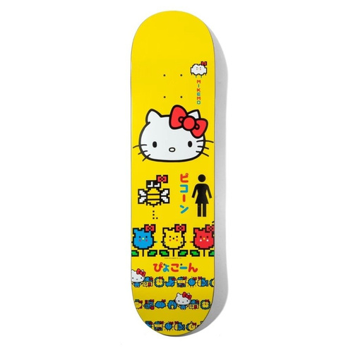 Deska Girl Mike Mo Hello Kitty yellow / black