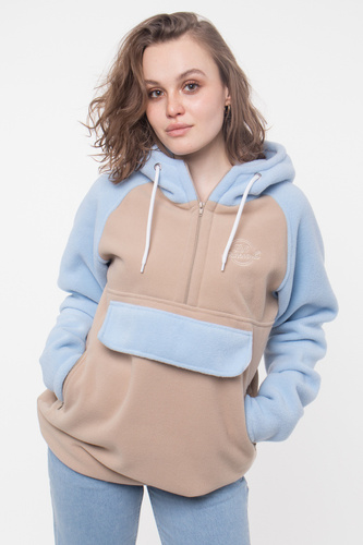 Polar Fish Skateboards Script Blue/Coffee