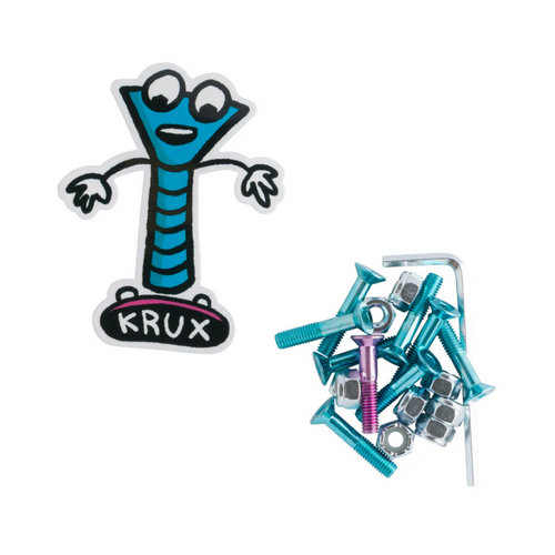 Montażówki Krux Krome Allen Blue/Pink 1"