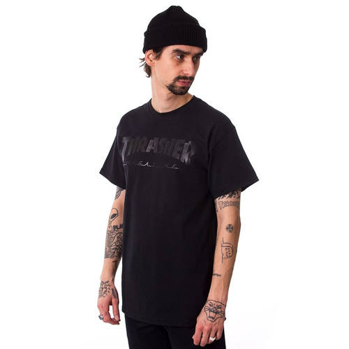 Koszulka Męska Thrasher Magazine Logo Black