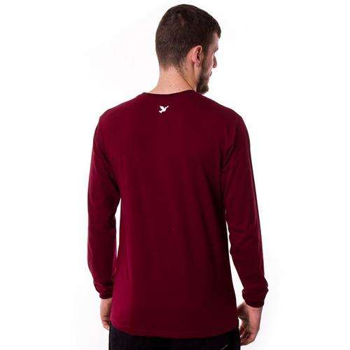 Longsleeve męski Nervous Classic Acid maroon