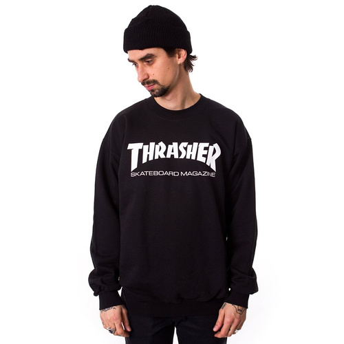Bluza Męska Thrasher Crewneck Skate Mag Black