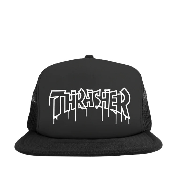 Czapka Thrasher One-Liner Trucker Hat Trucker czarna