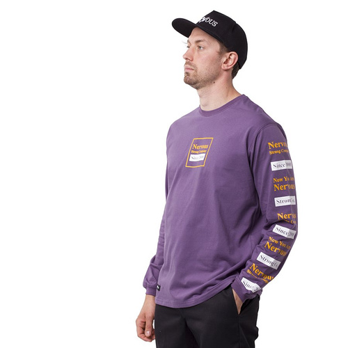 Longsleeve męski Nervous Repeat grape