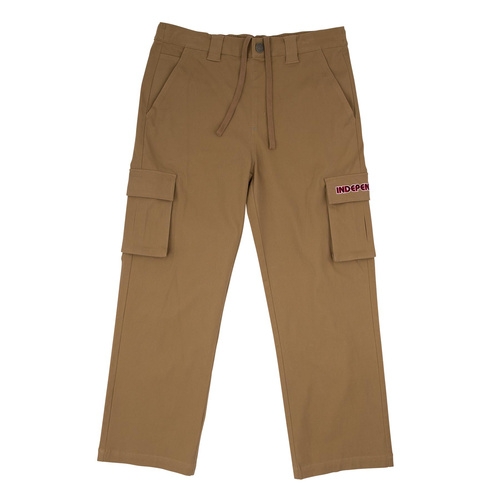 Spodnie męskie Independent Groundwork Cargo Pants brązowe