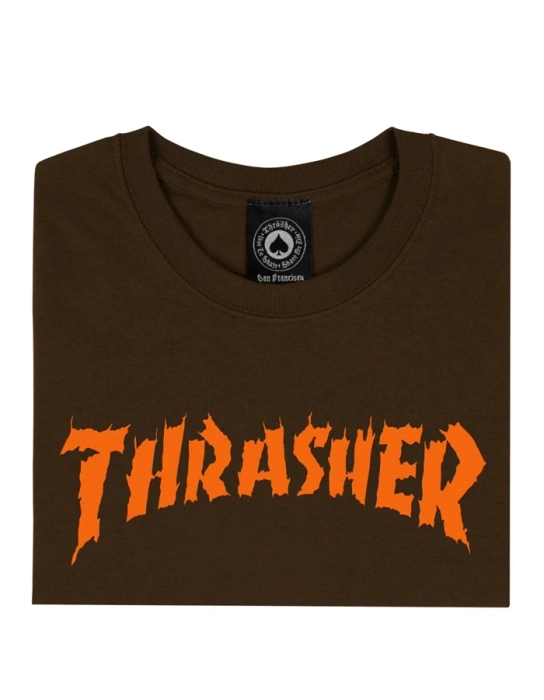 Koszulka Thrasher Burn It Down Dark Chocloate