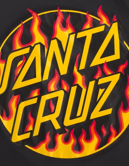 Kurtka Santa Cruz X Thrasher Flame Dot Coach Black