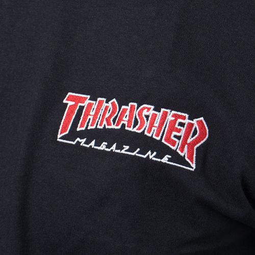 Koszulka Longsleeve Thrasher Outlined Black