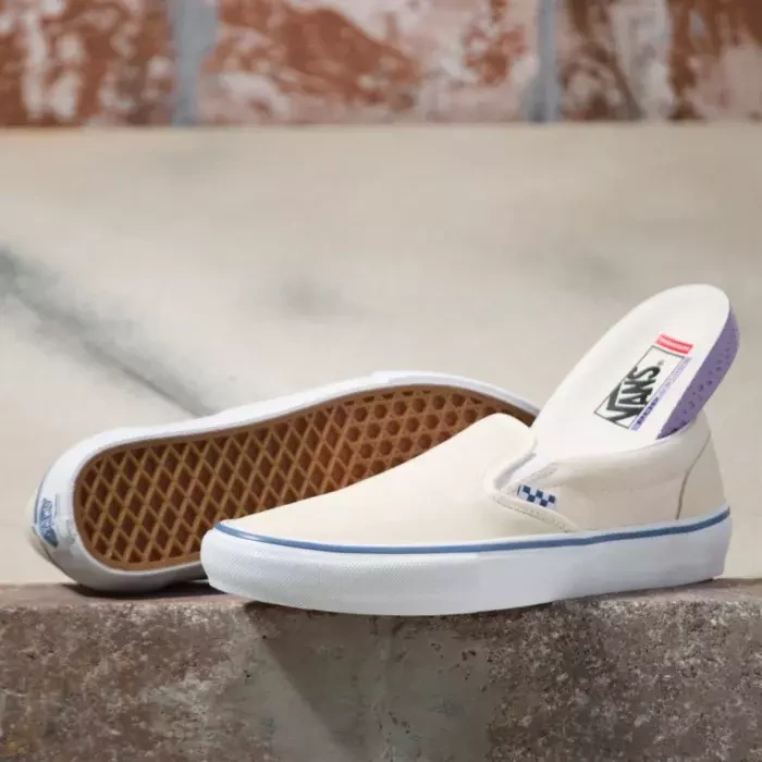 Buty Vans Slip-On Raw Canvas Classic White