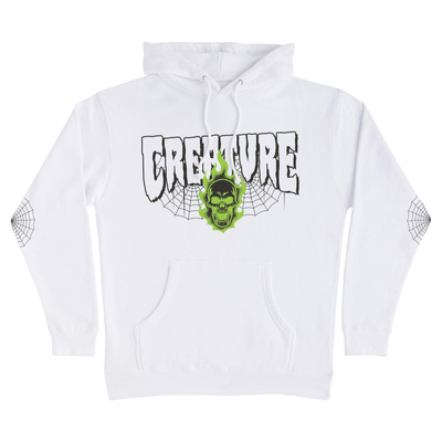 Bluza z kapturem Creature Hood Bonehead  2 Relic P/O Heavyweight biała