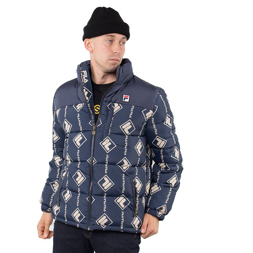 Kurtka Fila Men Avventura Aof Puff Blk Irish-Irish Cream