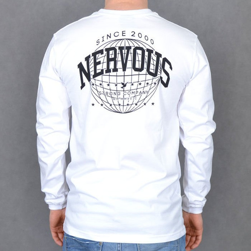 Koszulka LS Nervous Su17 World Wht