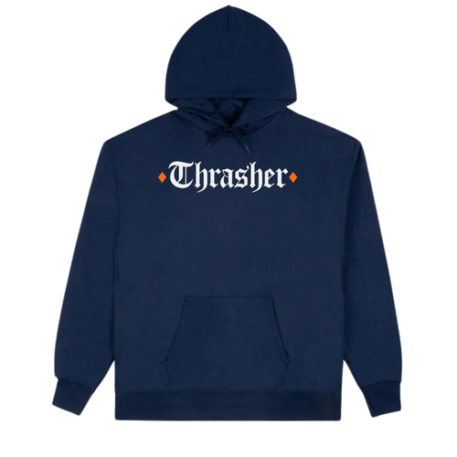 Bluza z kapturem Thrasher x Spitfire End Oath Hoody granatowy