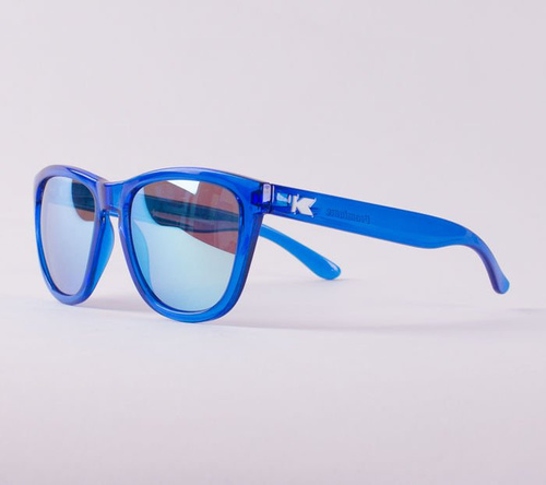 OKULARY KNOCKAROUND PREMIUMS MONOCHROME NIEBIESKIE Z NIEBIEKIMI SZKŁAMI