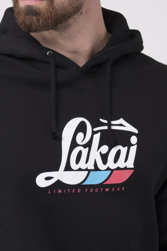 Bluza Męska Z Kapturem Lakai Motorworks Black