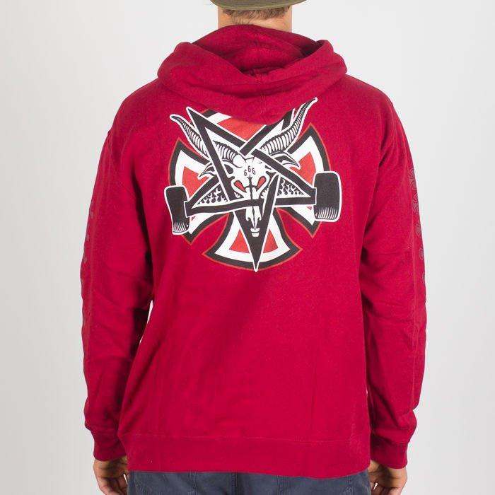 Bluza Independent Hood Thrasher Pentagram Cross D2 Grnt