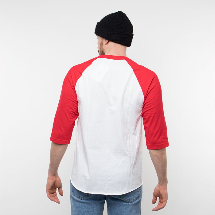 Koszulka Longsleeve 3/4 Thrasher Skate & Destroy White/ Red