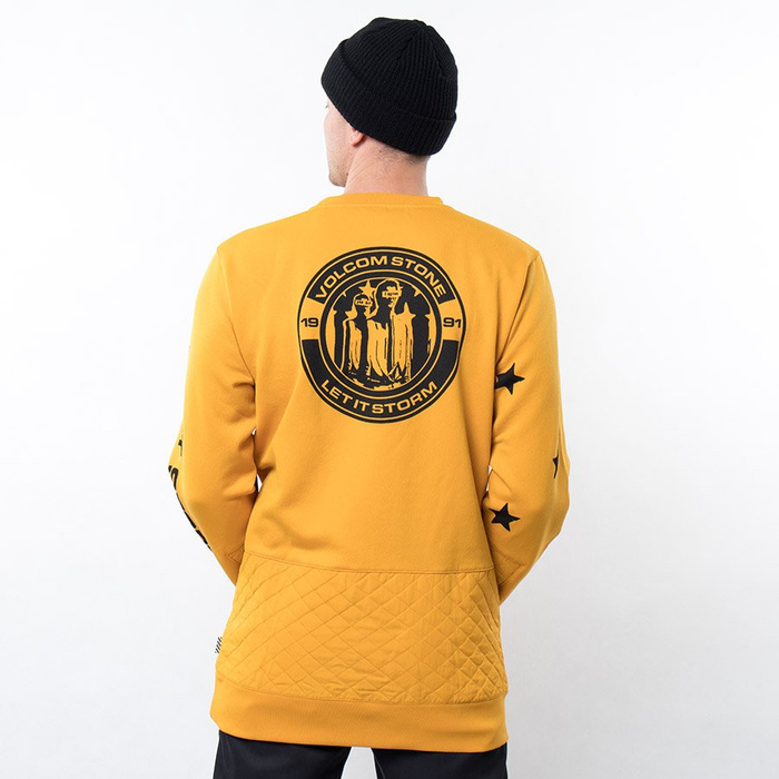 Bluza Volcom Crew Let it Storm Gold