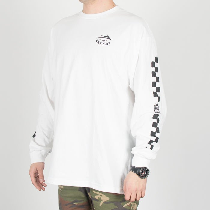Koszulka Lakai Ls Sp18 X Hard Luck Eat Wht