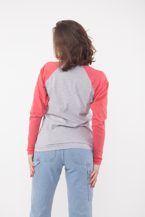 Koszulka Longsleeve Girl Nervous Classic Small Gry/Cor