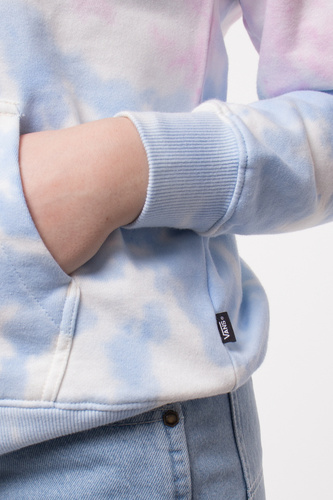 Bluza Damska Vans Tri-Dye Hoodie Cradle Pink