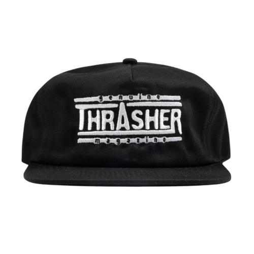 Czapka Thrasher Genuine Logo Snapback Black