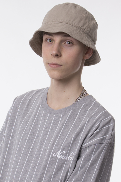 Koszulka New Era Oversized Pinstripe Grey