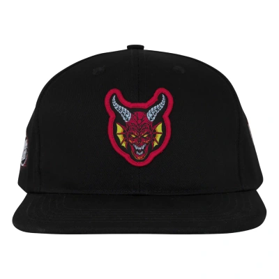Czapka Santa Cruz x Stranger Things Hellfire Club Snapback czarna