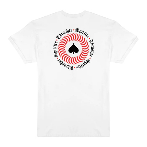 Koszulka Thrasher x Spitfire The End Oath biała