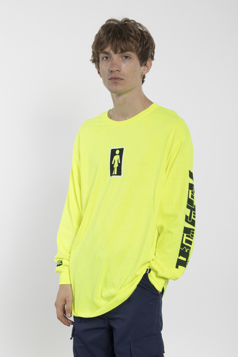 Koszulka Girl Ls Tokyo Speed Safety Green