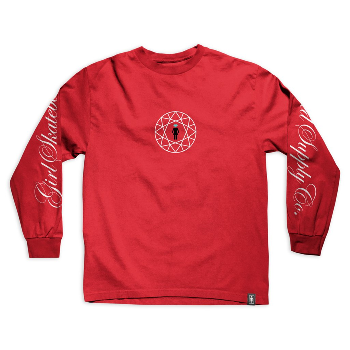 Koszulka Longsleeve Girl Simplicity Red