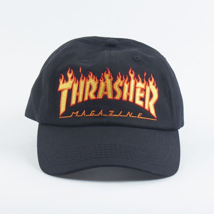 Czapka Thrasher Flame Old Timer Blk