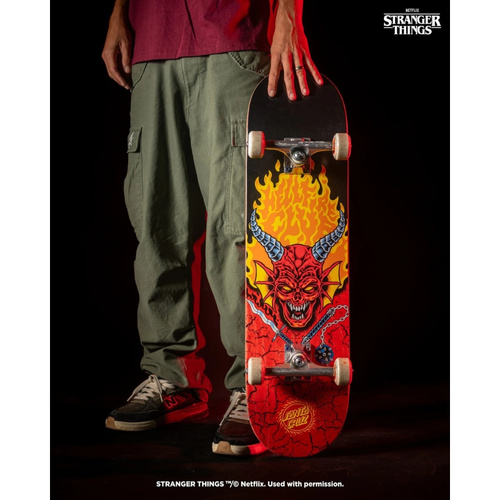Blat do deskorolki Santa Cruz x Stranger Things Hellfire Club 8.25" x 31.8"