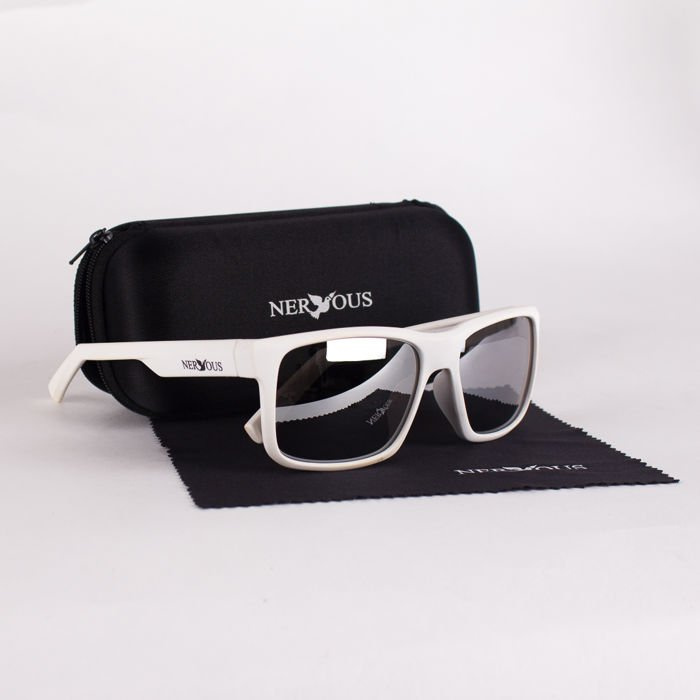 Okulary Przeciwsłoneczne Nervous Classic Gum White