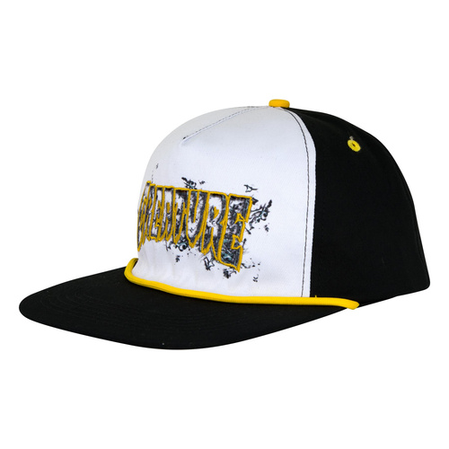 Czapka z daszkiem Creature Inferno Snapback Hat biało-czarno-złota