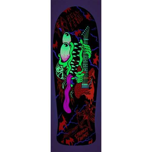 Blat do deskorolki Santa Cruz x Stranger Things Eddie Slasher 10.1" x 31.13"
