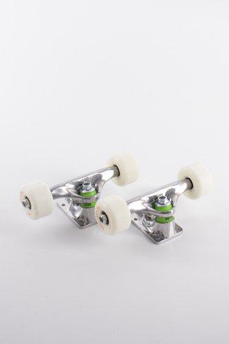 Zestaw Mini Logo Trucki 7.63" Raw + Łożyska Mini Logo + Koła A-Cut White 90 (53mm)