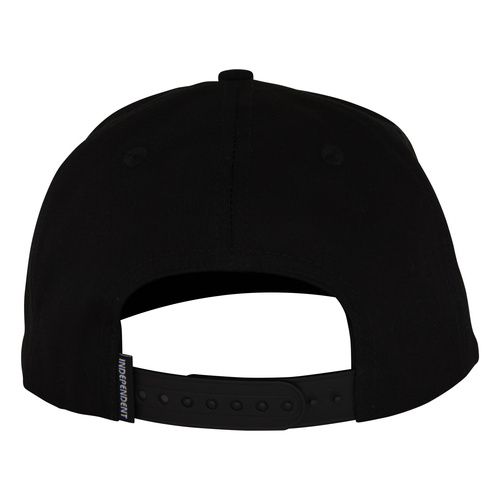 Czapka z daszkiem Independent Barhouse Ripped Snapback Structured Hat czarna