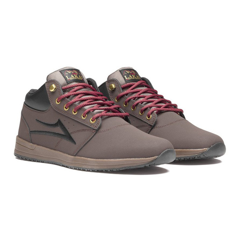 Buty zimowe męskie Lakai Griffin Mid Boot chocolate nubuck