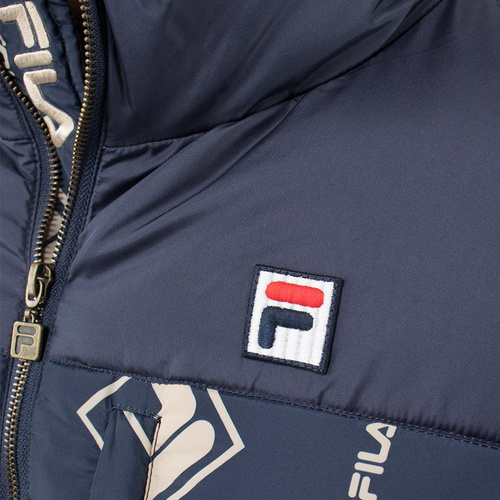 Kurtka Fila Men Avventura Aof Puff Blk Irish-Irish Cream