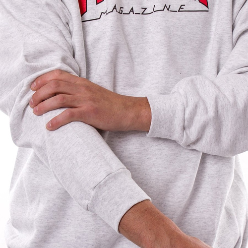 Bluza męska Thrasher FW19 Crew Outlined ash grey heather