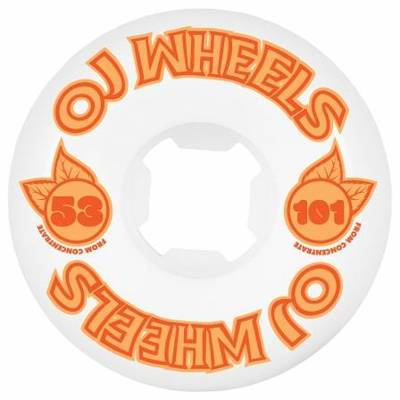 Koła Oj Wheels Concentrate Hardline White 101a 53mm (zestaw 4szt.)