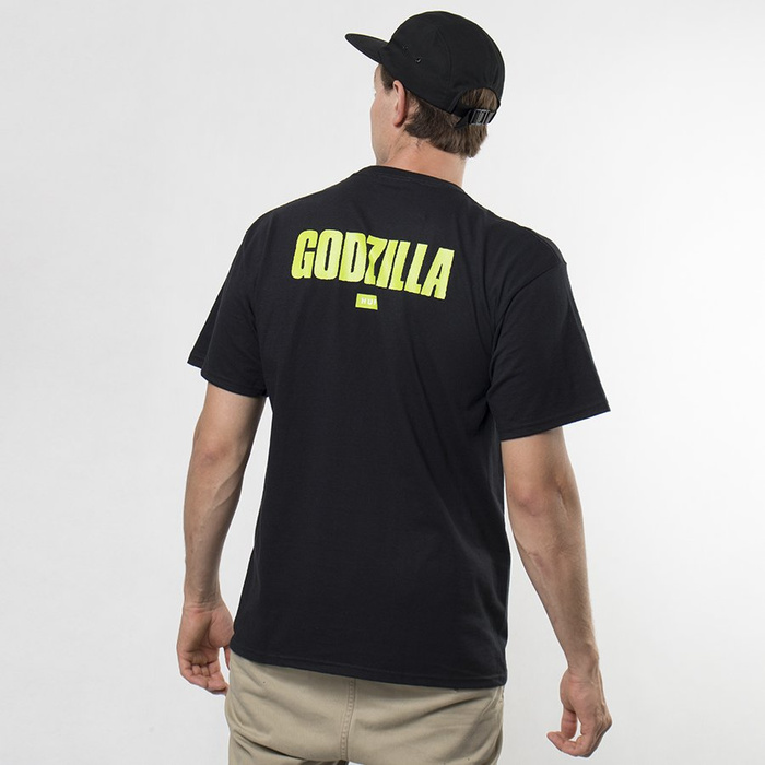 Koszulka męska Huf x Godzilla Bar Logo Czarna
