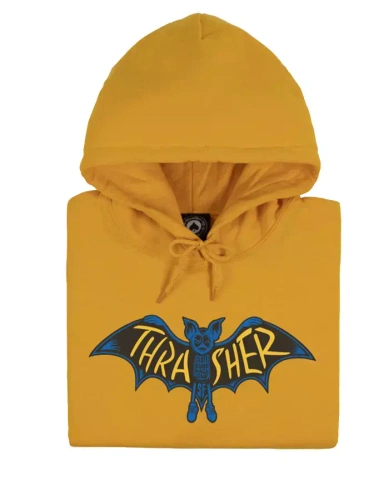 Bluza Thrasher Bat Hood Gold