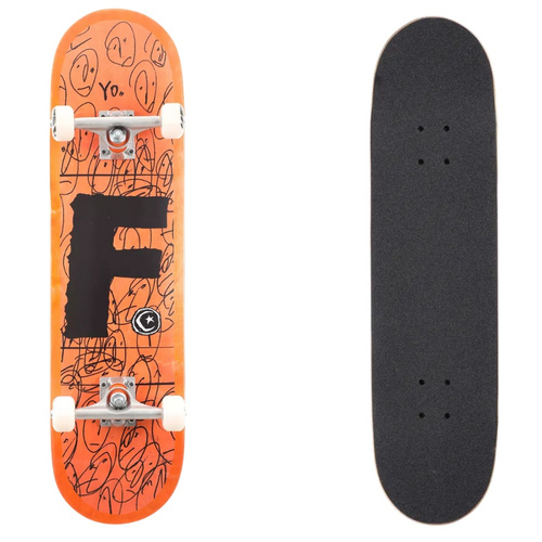 Deskorolka Foundation Yo pomarańczowa 8.25" x 32"